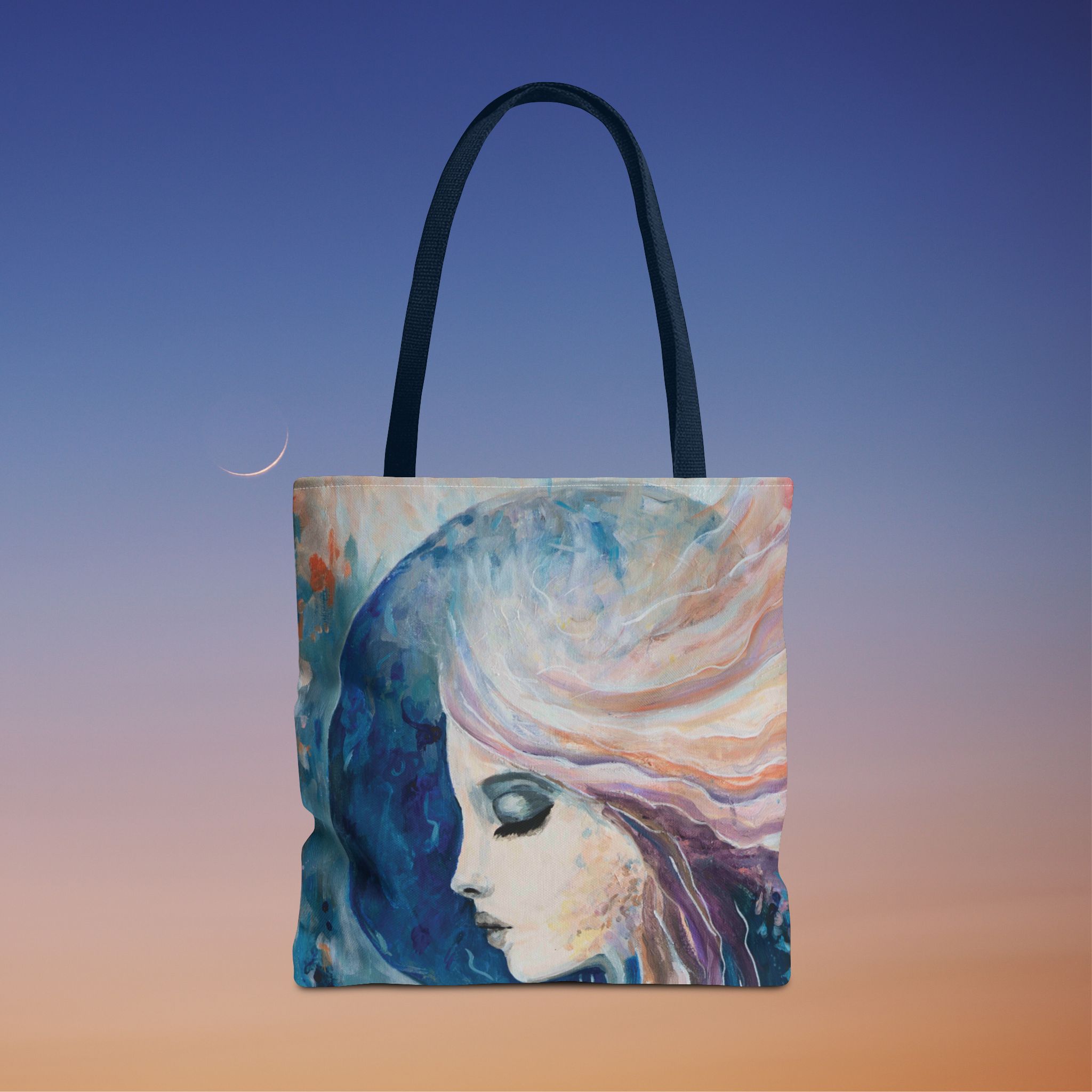 Luna Tote Bag – kunst med indre ro - Bilde 2
