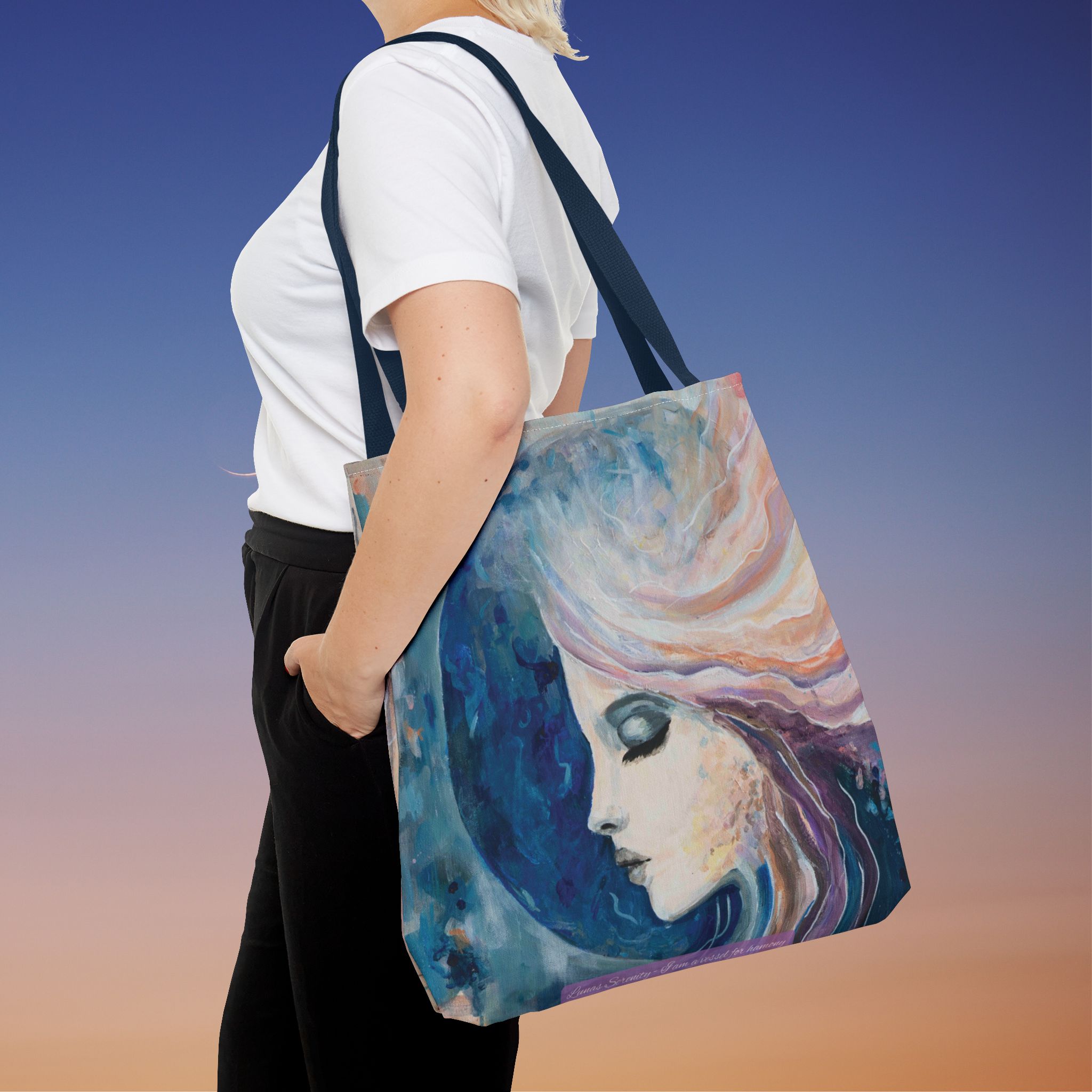 Luna’s Serenity Tote Bag - Bilde 8
