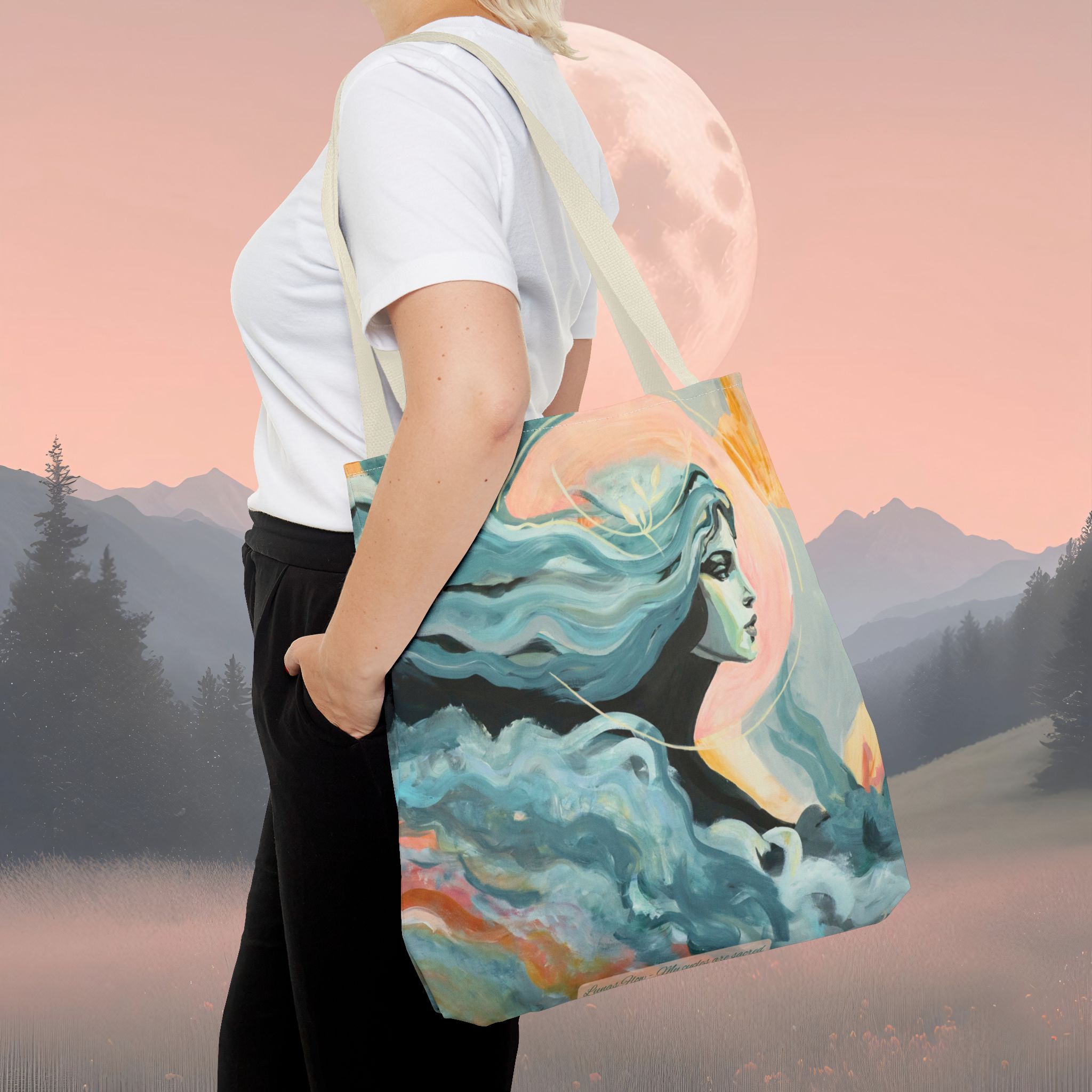 Luna’s Flow Tote Bag - Bilde 6