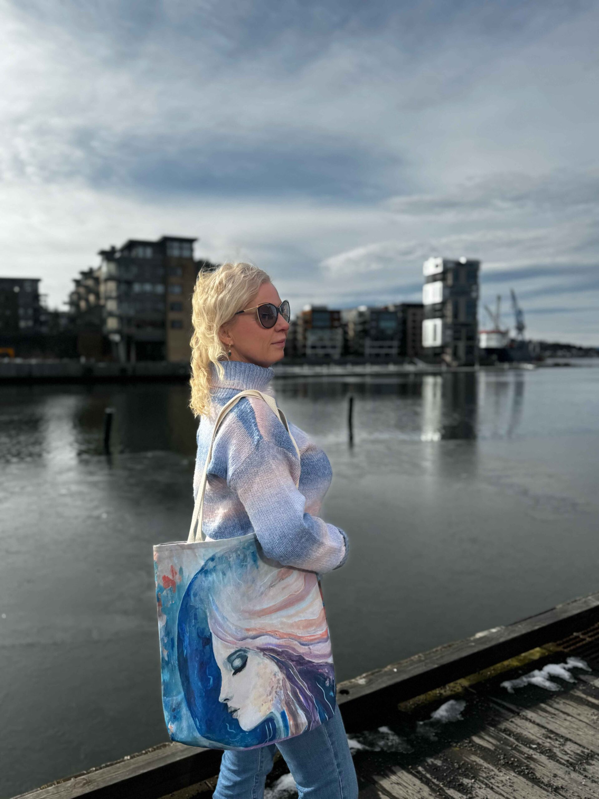 Luna Tote Bag – kunst med indre ro - Bilde 4